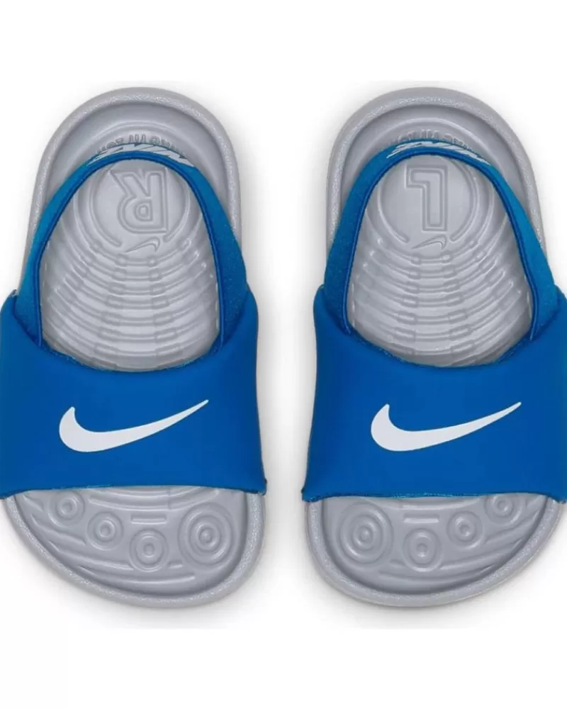 Boy NIKE Sandals-Girl And Boy Sandals Sandalias Kawa Slide Azul Gris Td Multi
