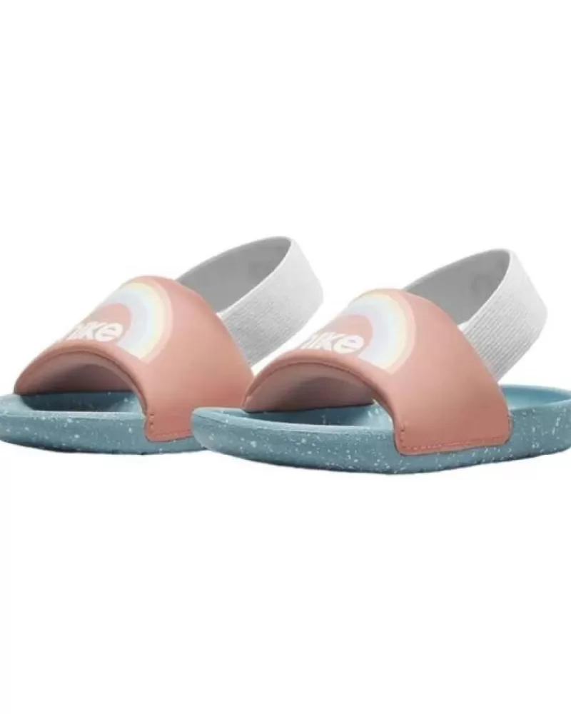 Boy NIKE Flip Flops-Girl And Boy Sandals Sandalias Kawa Slide Se Rosa Gris Multi