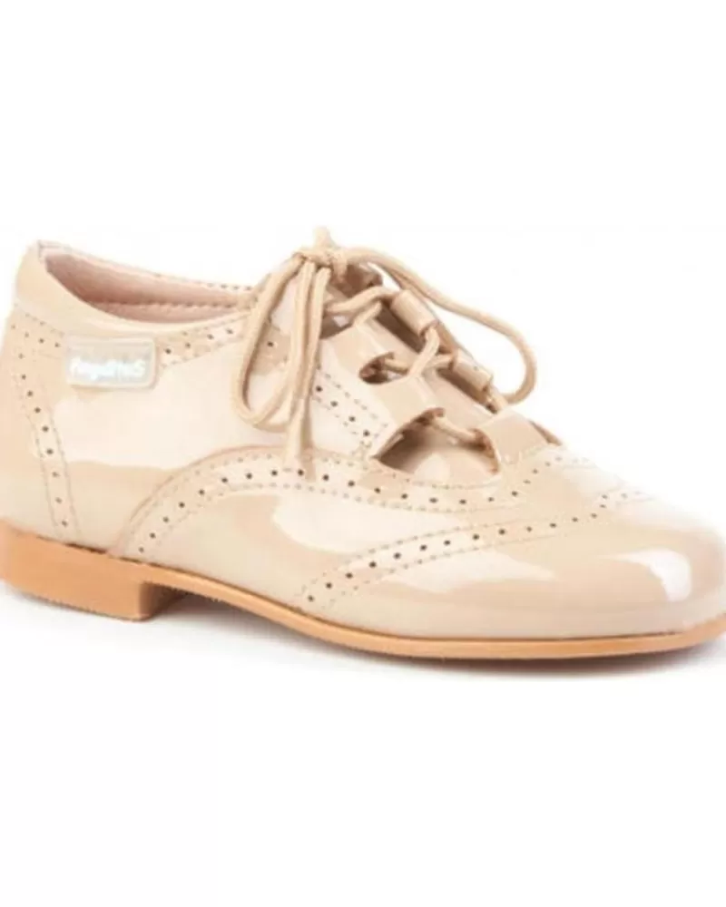 Boy ANGELITOS Shoes-Girl And Boy Shoes Zapatos 1505 Marron