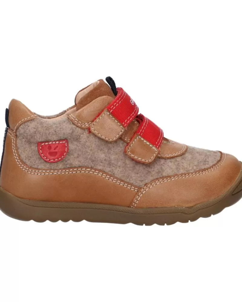 Boy GEOX Shoes-Girl And Boy Shoes B264Na 0Clny B Macchia Ct65Z Whisky-Sand