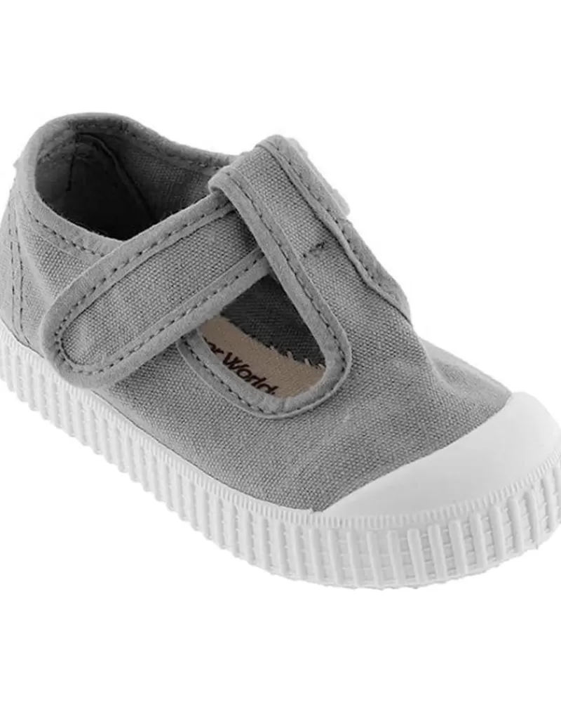 Boy VICTORIA Shoes-Girl And Boy Shoes Lonas 136625 Lona Unisex Gris