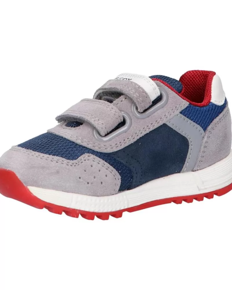 Boy GEOX Sports Shoes-Girl And Boy Trainers B043Cd 022Fu B Alben Boy C0493 Grey-Avio