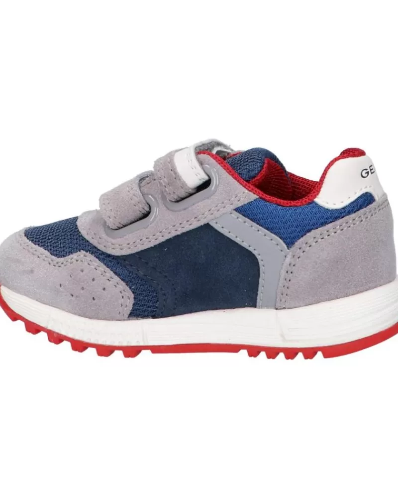 Boy GEOX Sports Shoes-Girl And Boy Trainers B043Cd 022Fu B Alben Boy C0493 Grey-Avio