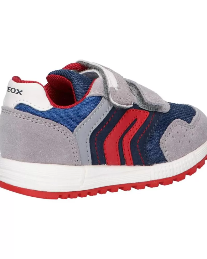 Boy GEOX Sports Shoes-Girl And Boy Trainers B043Cd 022Fu B Alben Boy C0493 Grey-Avio