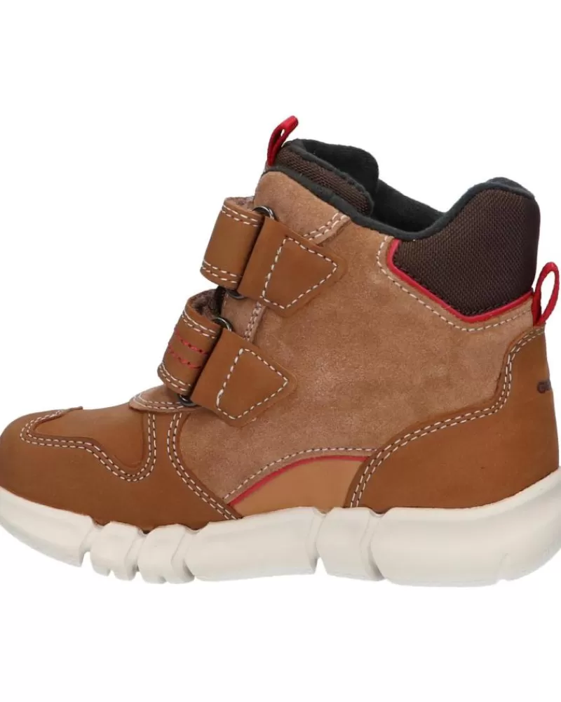 Boy GEOX Trainers-Girl And Boy Trainers B163Pa 03222 B Flexyper Boy B Abx C6684 Whisky-Brown