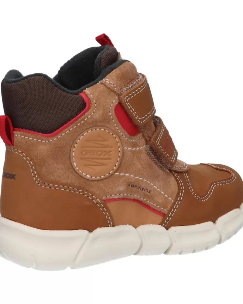 Boy GEOX Trainers-Girl And Boy Trainers B163Pa 03222 B Flexyper Boy B Abx C6684 Whisky-Brown