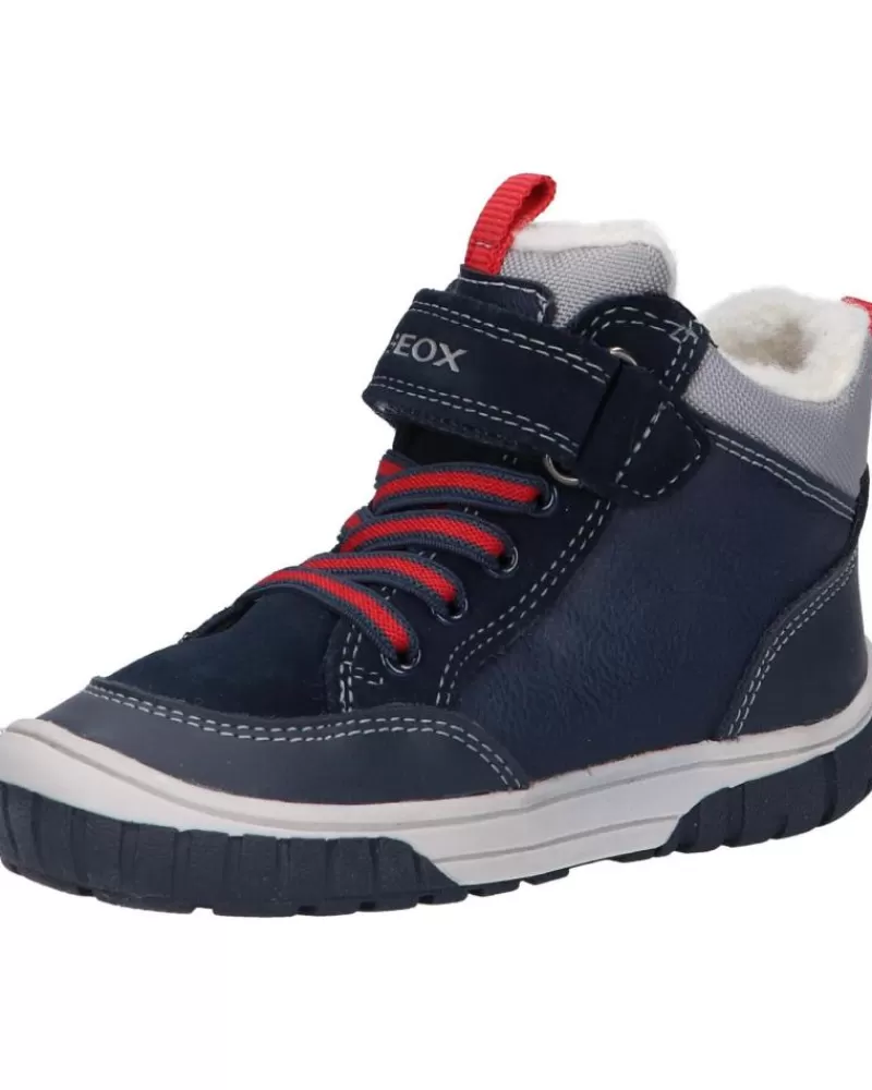 Boy GEOX Trainers-Girl And Boy Trainers B262Da 022Me B Omar Boy Wpf C0735 Navy-Red