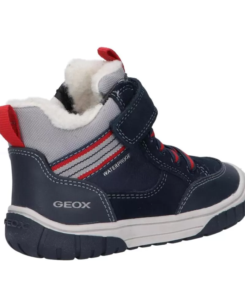 Boy GEOX Trainers-Girl And Boy Trainers B262Da 022Me B Omar Boy Wpf C0735 Navy-Red