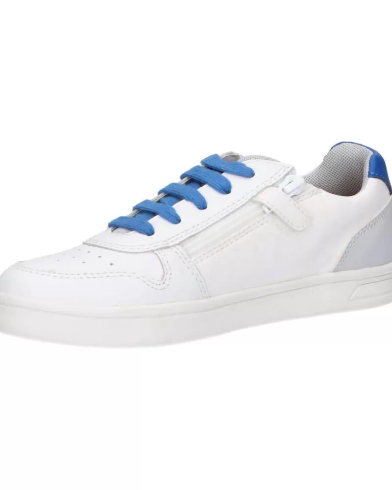 Boy GEOX Sports Shoes-Girl And Boy Trainers J165Va 043Bc J Djrock Boy C1000 White
