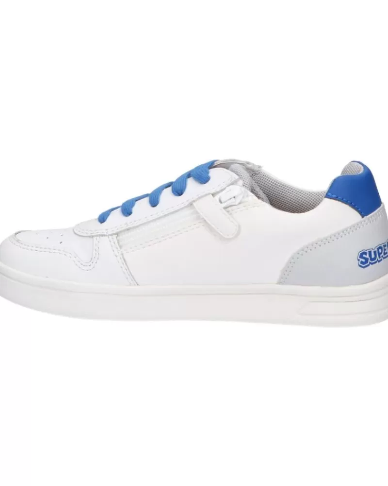 Boy GEOX Sports Shoes-Girl And Boy Trainers J165Va 043Bc J Djrock Boy C1000 White
