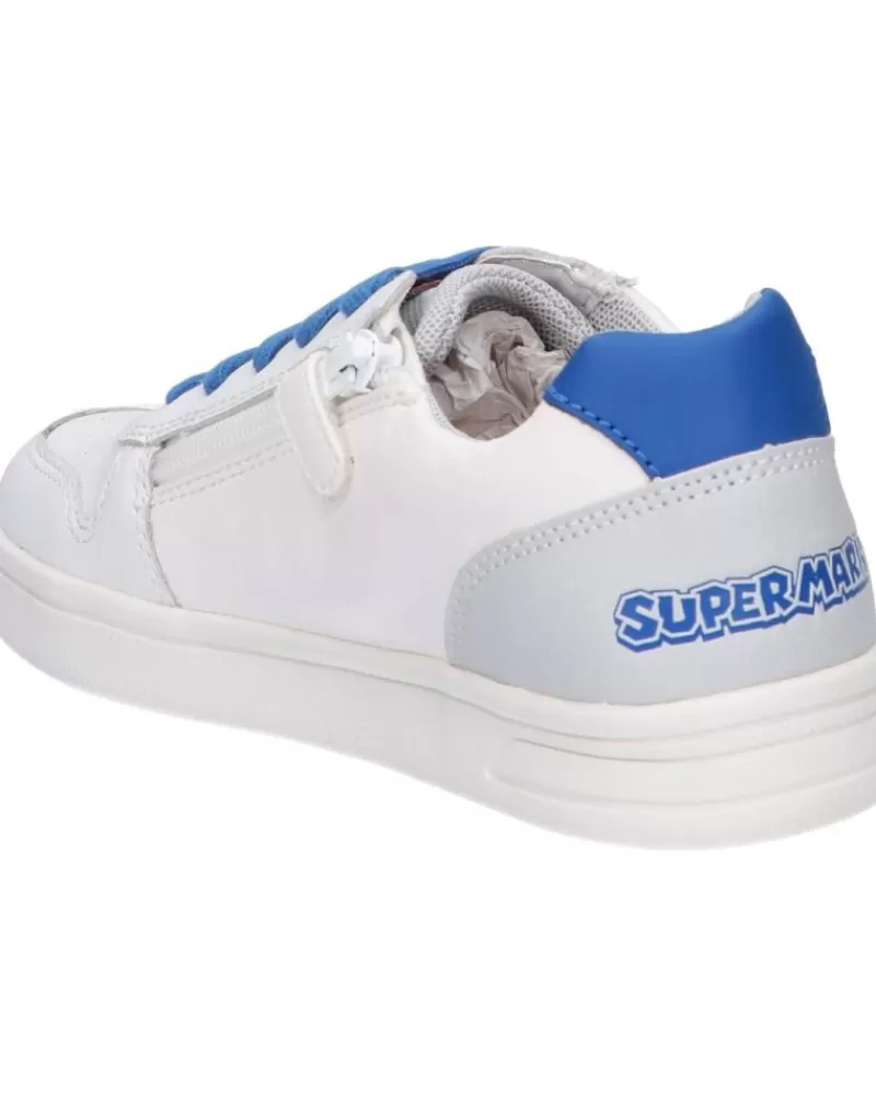 Boy GEOX Sports Shoes-Girl And Boy Trainers J165Va 043Bc J Djrock Boy C1000 White