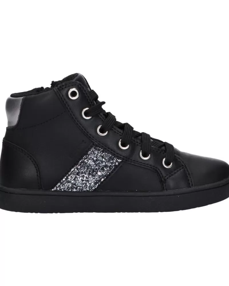 Boy GEOX Trainers-Girl And Boy Trainers J16Eud 00085 J Kathe Girl C9999 Black