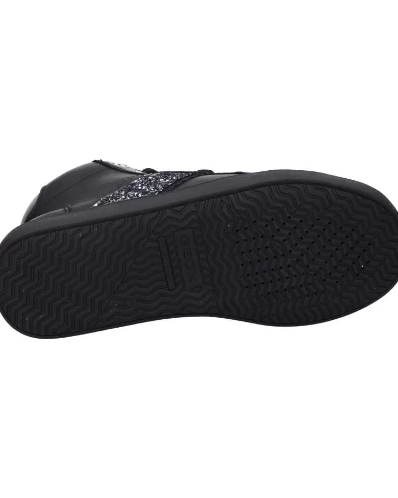 Boy GEOX Trainers-Girl And Boy Trainers J16Eud 00085 J Kathe Girl C9999 Black