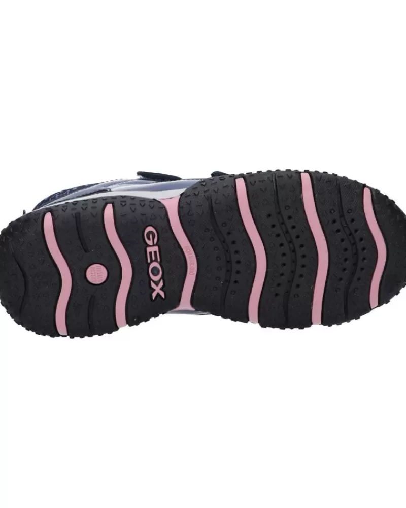 Girl GEOX Sports Shoes-Girl And Boy Trainers J26H1A 0Bcmn J Baltic Girl B Abx C0694 Navy-Pink