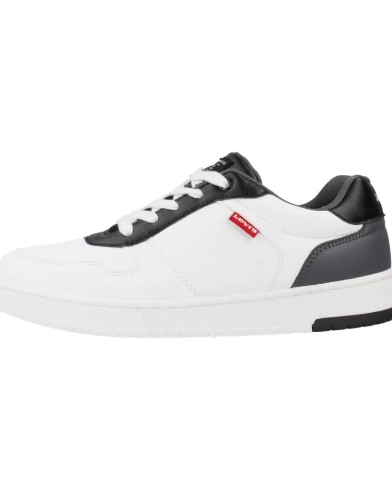 Girl LEVIS Sports Shoes-Girl And Boy Trainers Kick Blanco