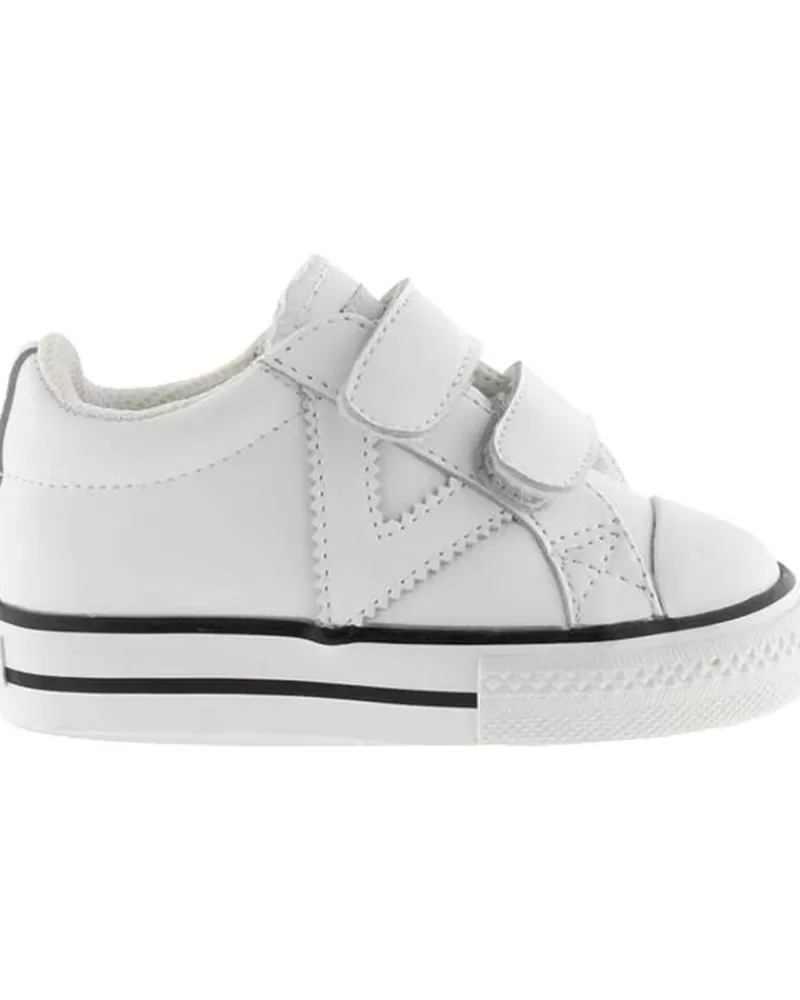 Boy VICTORIA Trainers-Girl And Boy Trainers Deportiva 1065161 Tribu Tiras Blanco