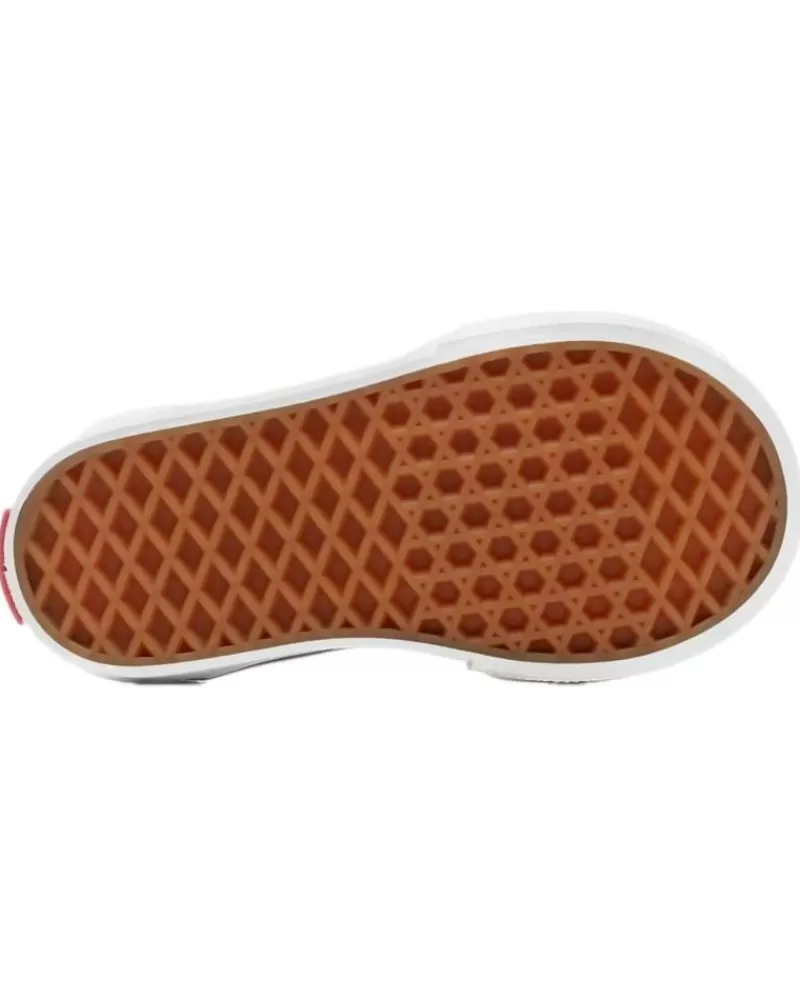 Boy VANS OFF THE WALL Infant-Girl And Boy Deportivos Vans Td Ward Slip-On -Cuadros Vn0A3Qu1Pvj1 Negro
