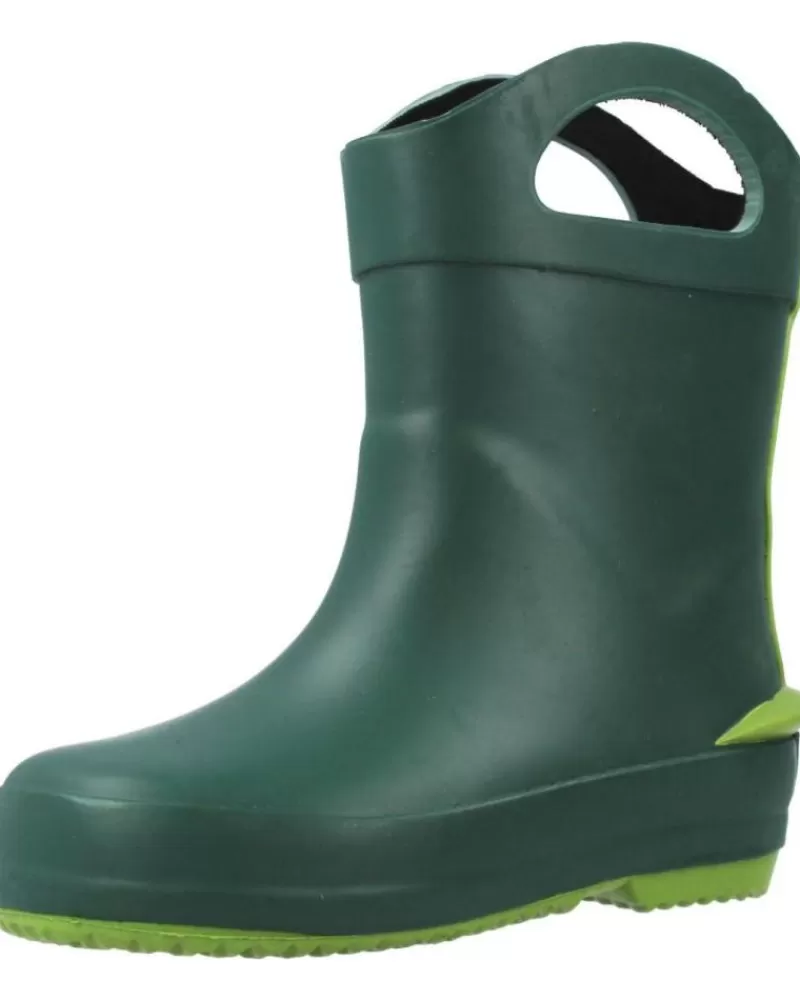 Boy CLARKS Wellington Boots-Girl And Boy Wellington Boots Tarri Dash T Verde