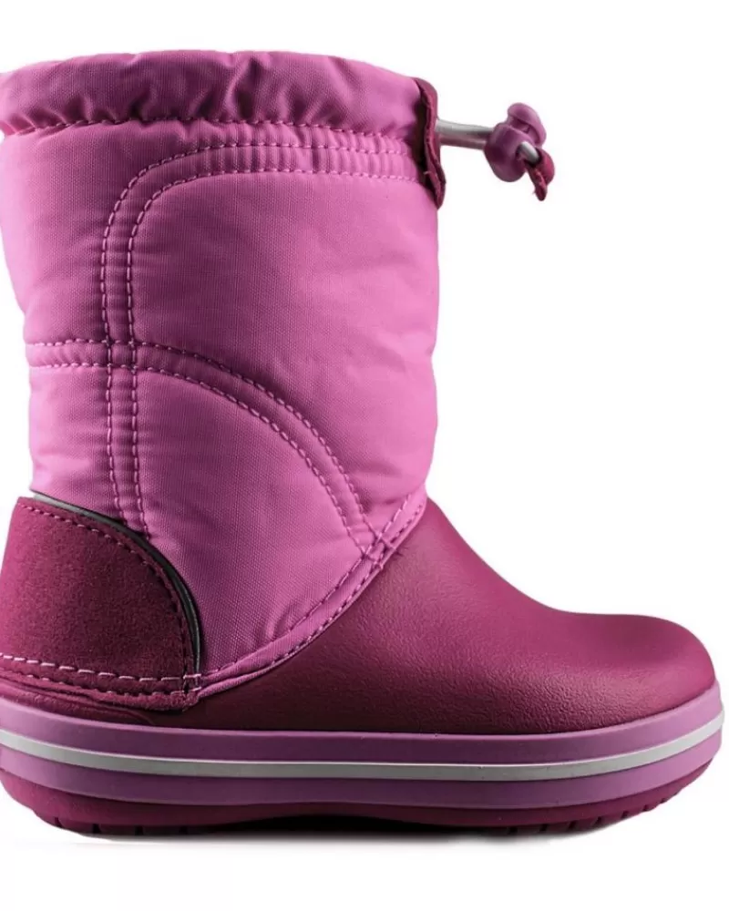 Boy CROCS Wellington Boots-Girl And Boy Wellington Boots Crocband Lodgepoint Boot Kids Rosa