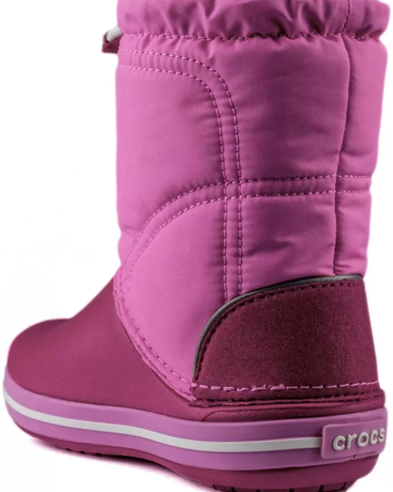 Boy CROCS Wellington Boots-Girl And Boy Wellington Boots Crocband Lodgepoint Boot Kids Rosa