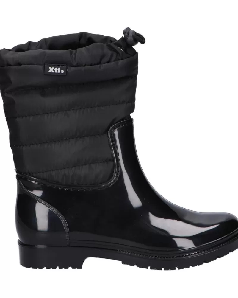Boy XTI Wellington Boots-Girl And Boy 57416 C Negro