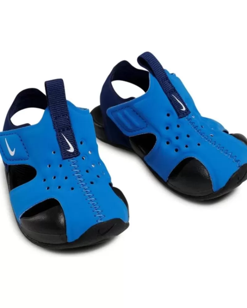 Boy NIKE Flip Flops-Girl And Boy Zapatillas Deporte Sandalias Sunray Protect 3 Azul T Multi