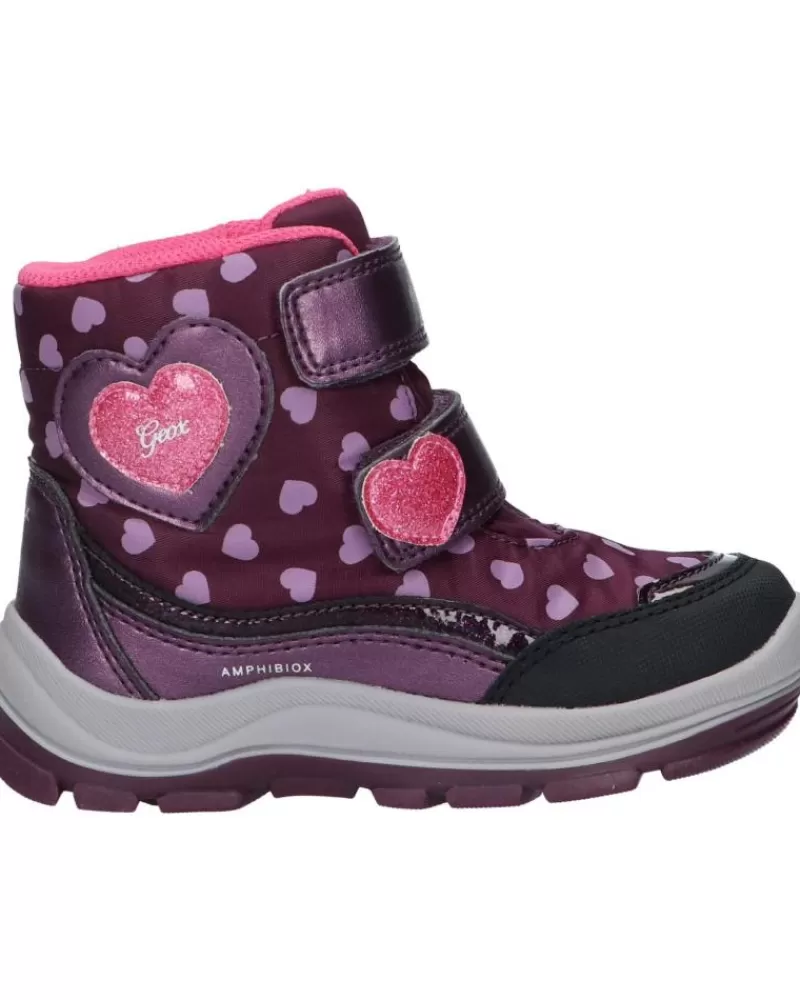 Girl GEOX Boots-Girl Boots B263Wj 0Mnnf B Flanfil Girl B Abx C8017 Prune