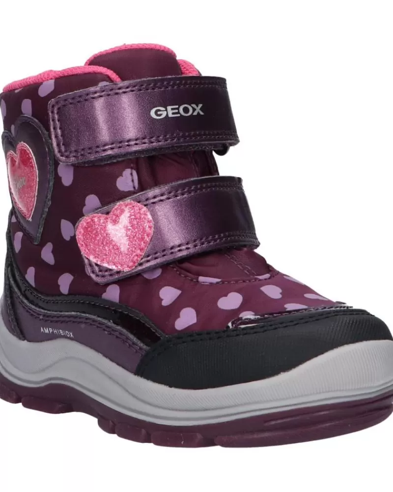 Girl GEOX Boots-Girl Boots B263Wj 0Mnnf B Flanfil Girl B Abx C8017 Prune