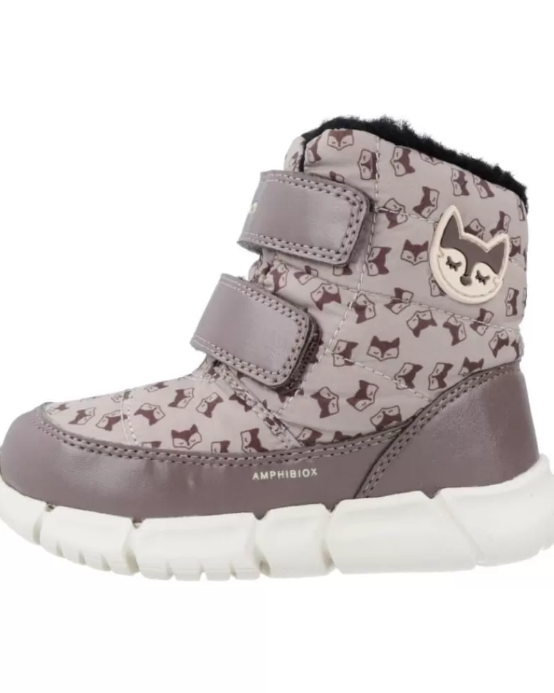 Girl GEOX Boots-Girl Boots B Flexyper Girl B Ab Marron
