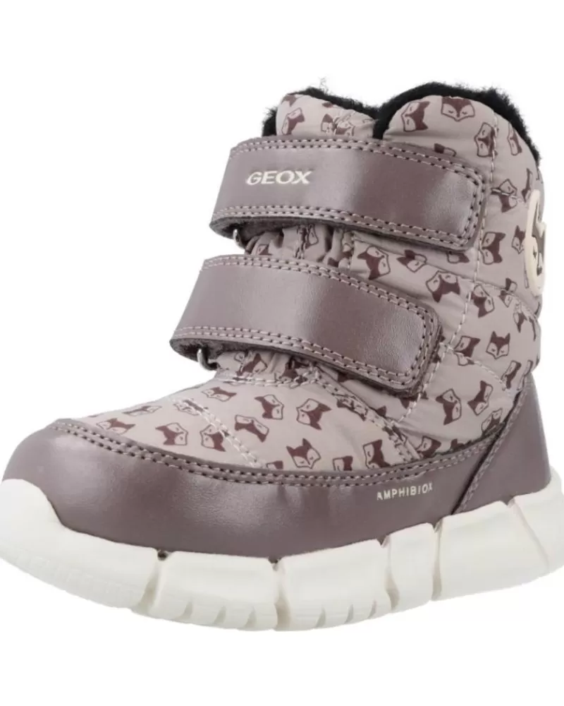 Girl GEOX Boots-Girl Boots B Flexyper Girl B Ab Marron