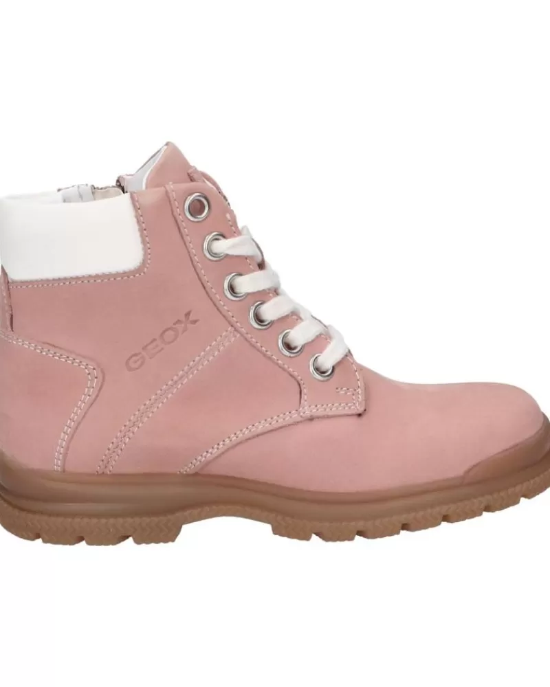 Girl GEOX Mid Boots-Girl Boots J047Ca 00032 J Navado Girl C8004 Pink