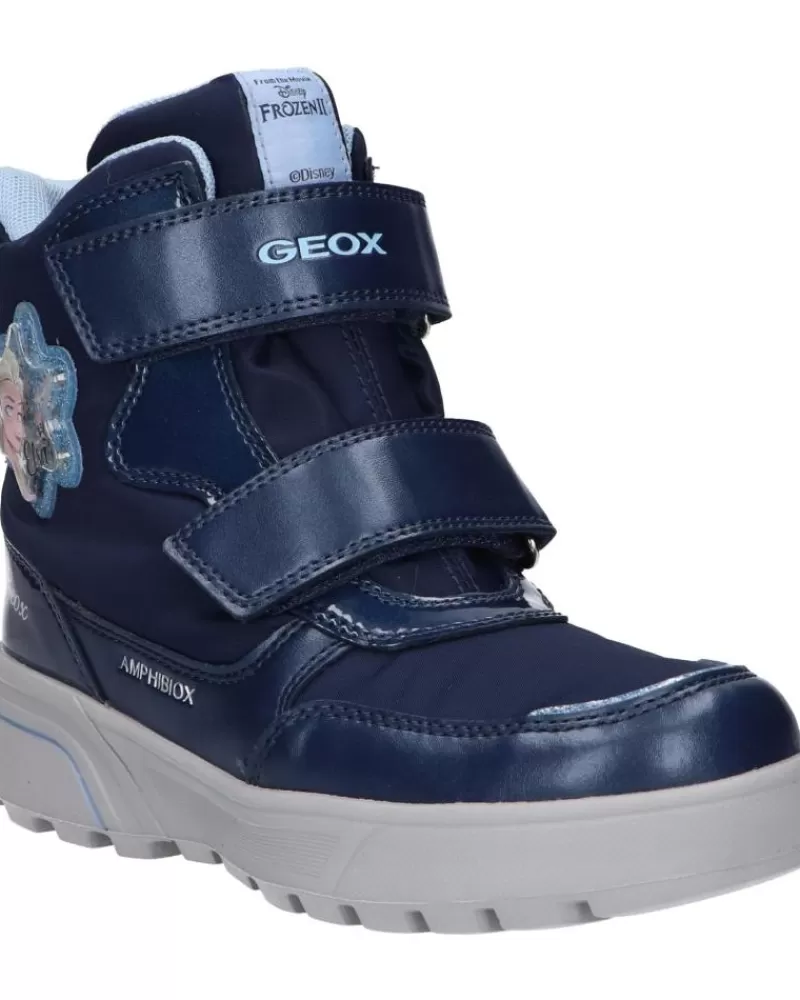 Girl GEOX Mid Boots-Girl Boots J048Aa 0Funf J Sveggen Girl B Abx C4231 Navy-Sky
