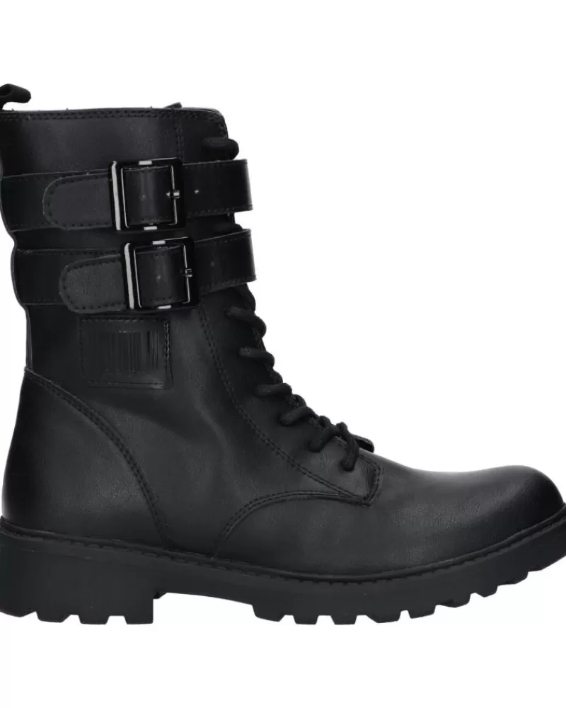 Girl GEOX Mid Boots-Girl Boots J2620B 000Bc J Casey Girl C9999 Black