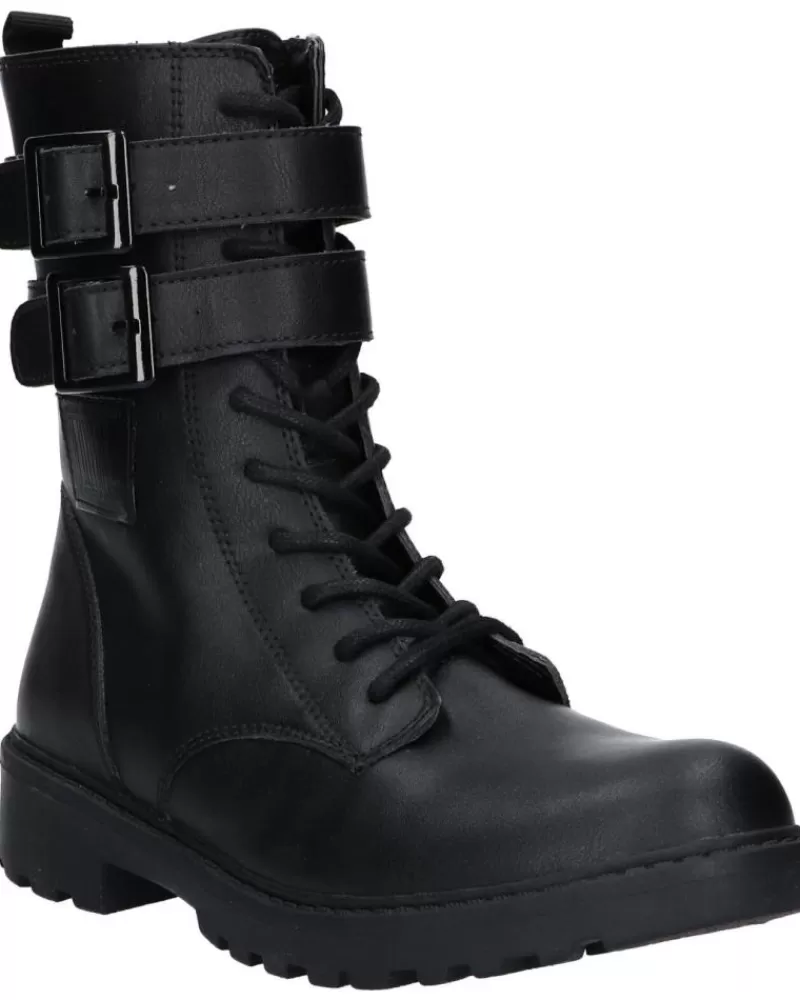 Girl GEOX Mid Boots-Girl Boots J2620B 000Bc J Casey Girl C9999 Black