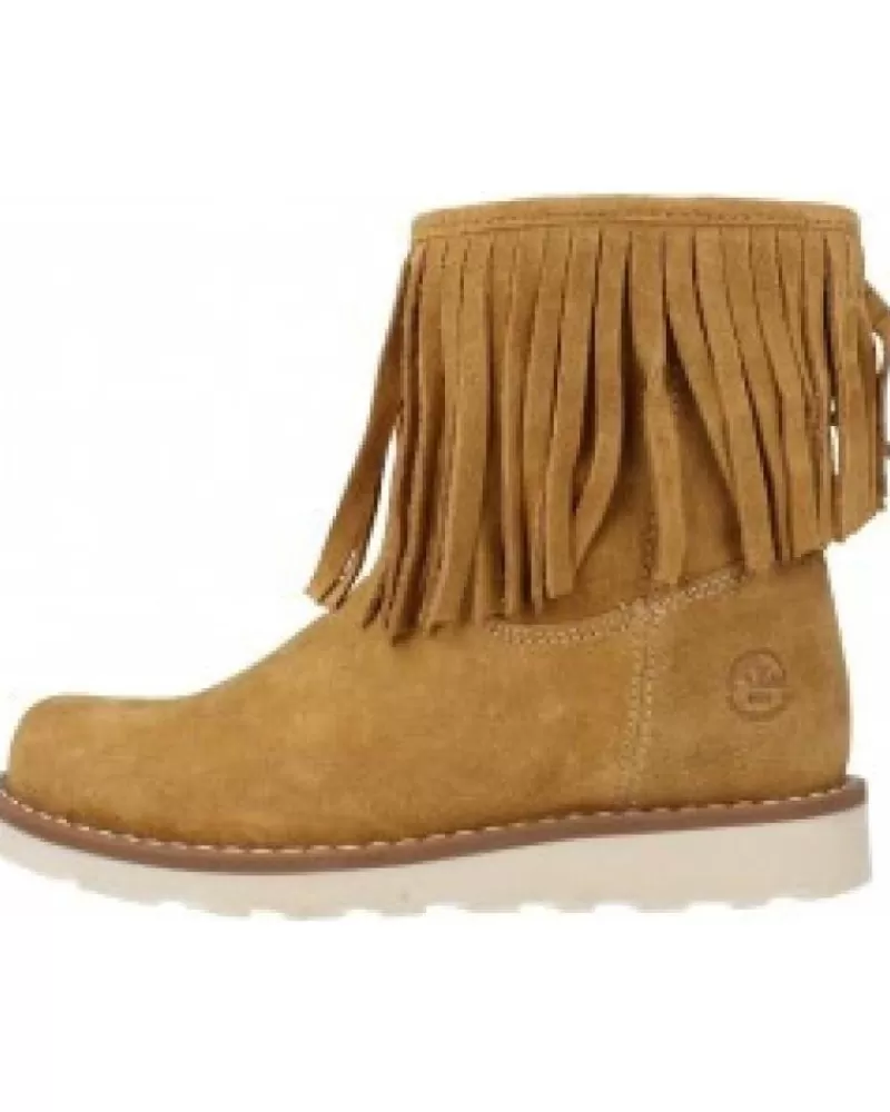 Girl LUMBERJACK Boots-Girl Boots Rumble Marron