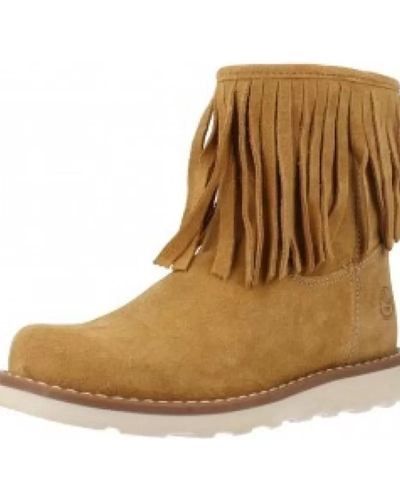 Girl LUMBERJACK Boots-Girl Boots Rumble Marron