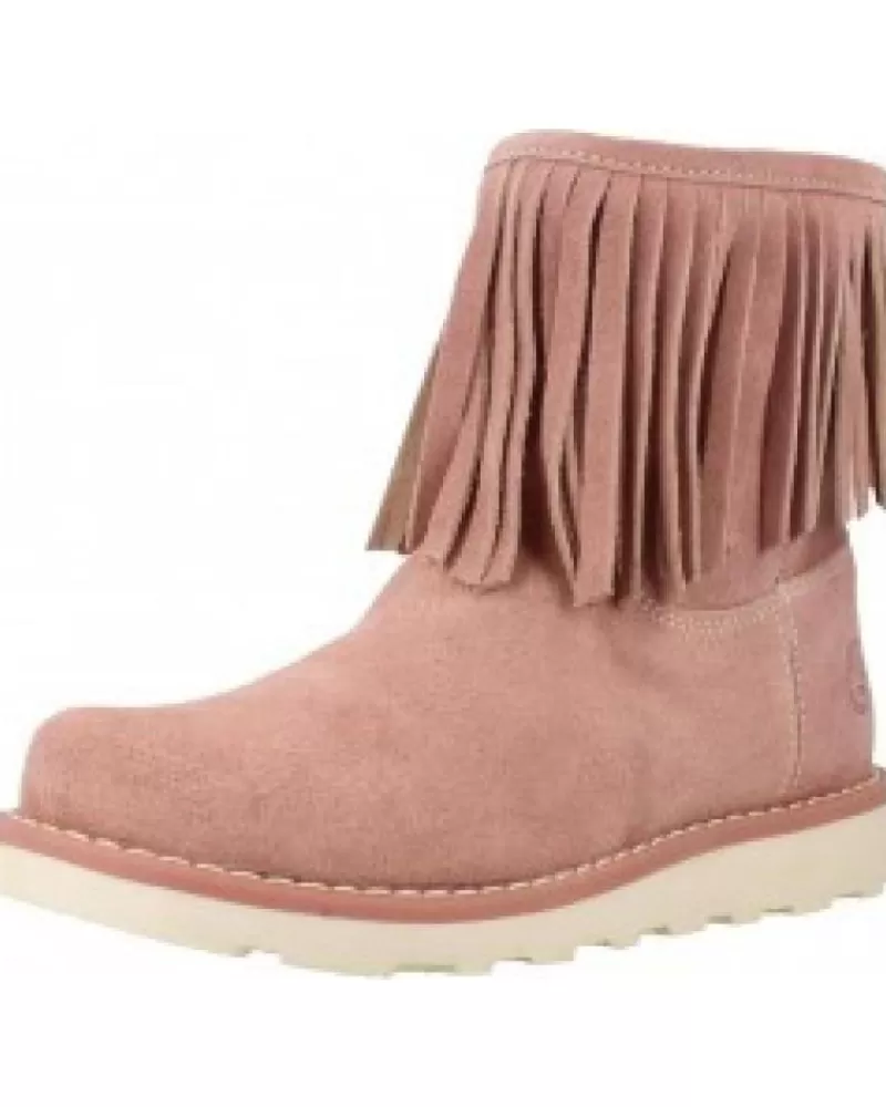 Girl LUMBERJACK Boots-Girl Boots Rumble Rosa