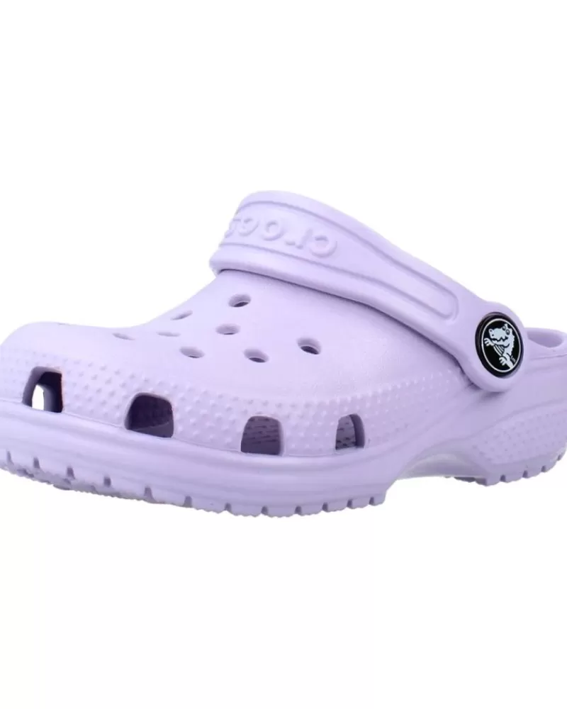 Girl CROCS Clogs-Girl Clogs Classic Clog T Violeta