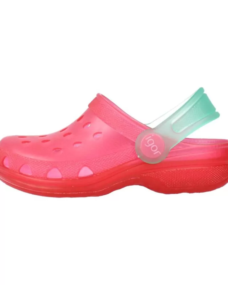 Girl IGOR Clogs-Girl Clogs S10116 Rosa