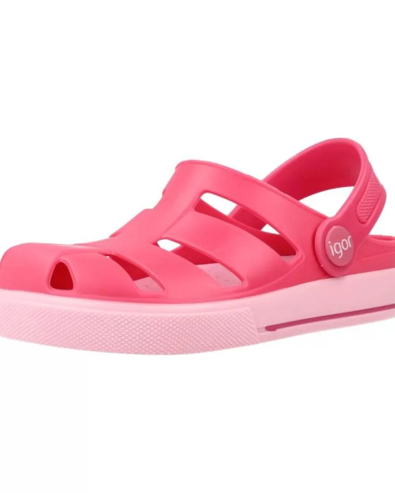 Girl IGOR Clogs-Girl Clogs S10284 Rosa