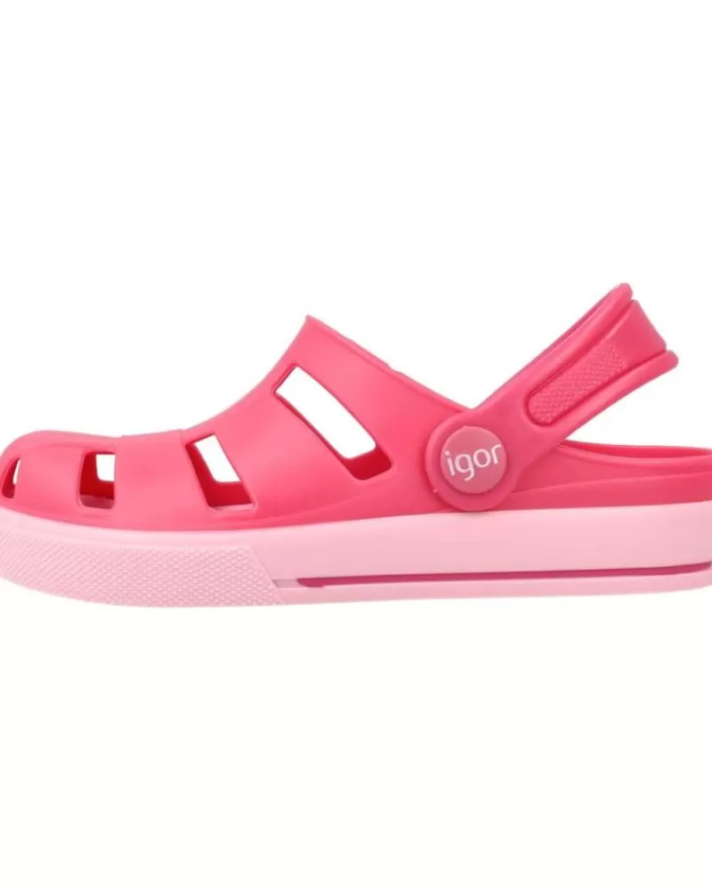 Girl IGOR Clogs-Girl Clogs S10284 Rosa