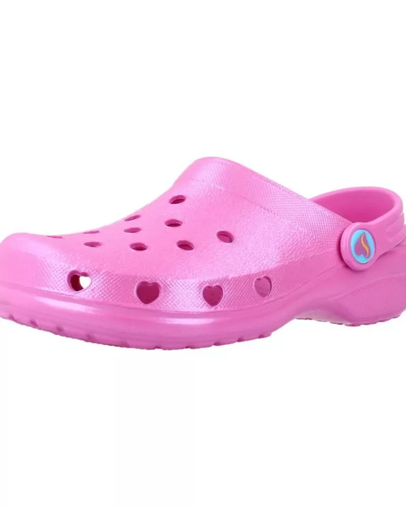 Girl SKECHERS Clogs-Girl Clogs Heart Charmer Rosa