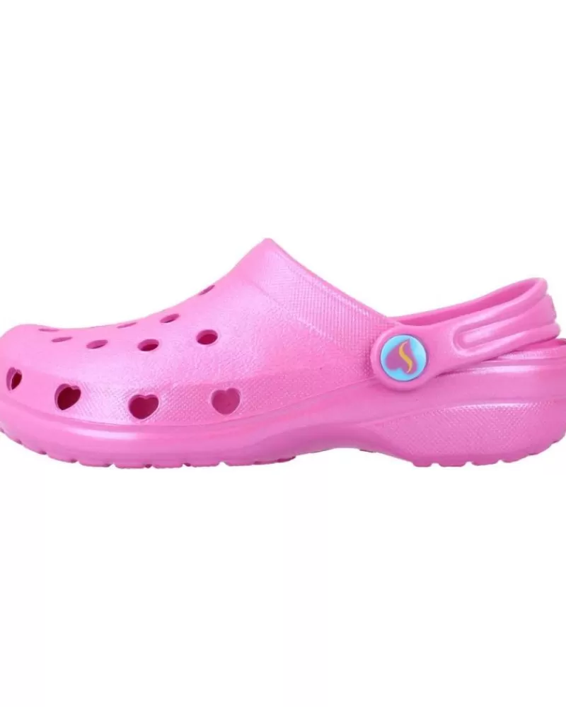 Girl SKECHERS Clogs-Girl Clogs Heart Charmer Rosa