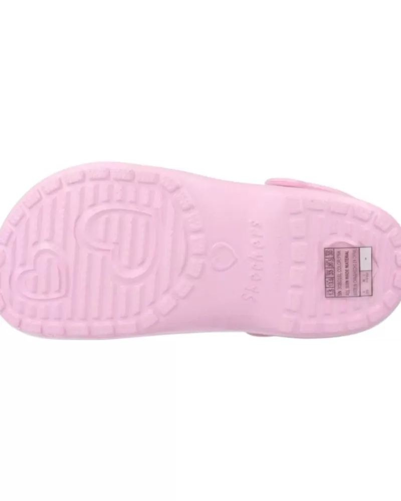 Girl SKECHERS Clogs-Girl Clogs Heart Charmer-Unicorn Delig Rosa