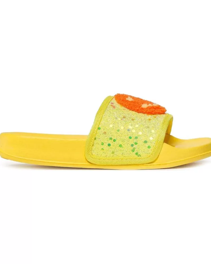 Girl AGATHA RUIZ DE LA PRADA Flip Flops-Girl Flip Flops Chanclas 232983 Smile Amarillo