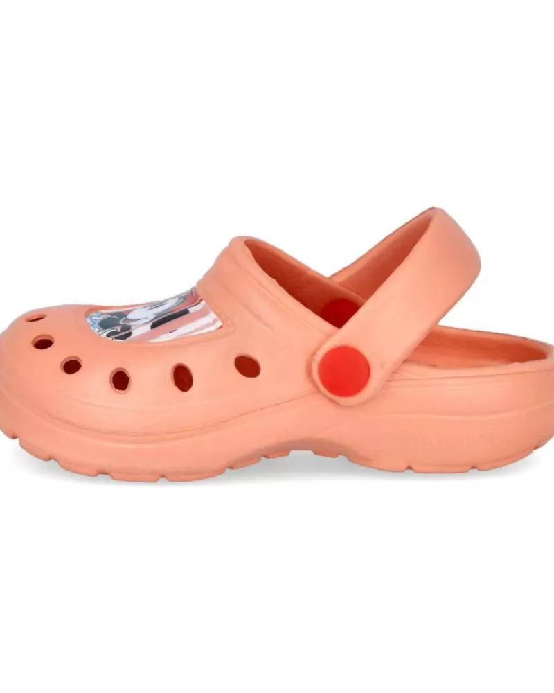 Girl BUBBLE BOBBLE Clogs-Girl Flip Flops Bubble Kids Wd14189 Zuecos Playa Nina Rosa