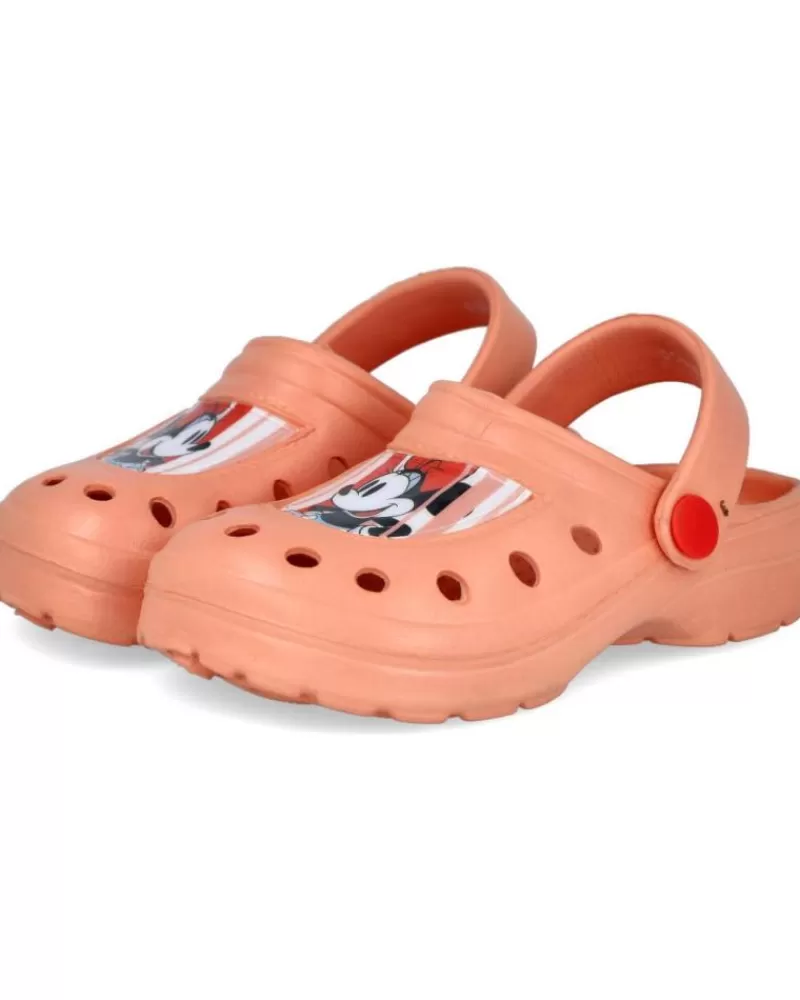 Girl BUBBLE BOBBLE Clogs-Girl Flip Flops Bubble Kids Wd14189 Zuecos Playa Nina Rosa