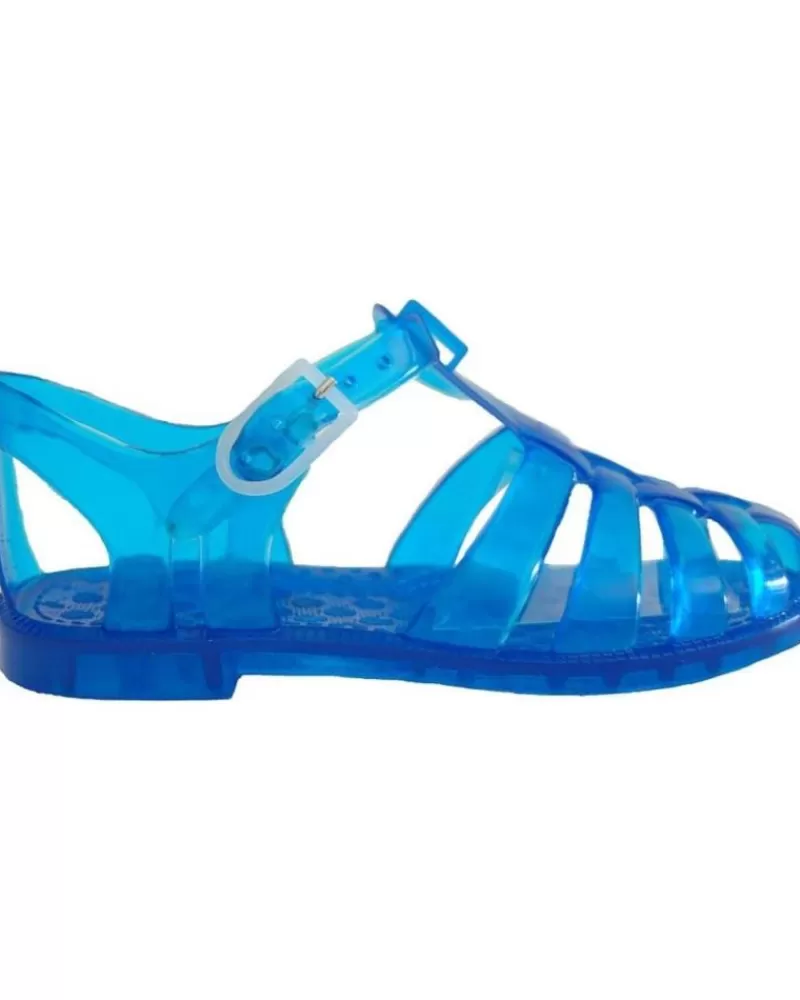 Girl COLORES Flip Flops-Girl Flip Flops Chanclas 1601 Azul