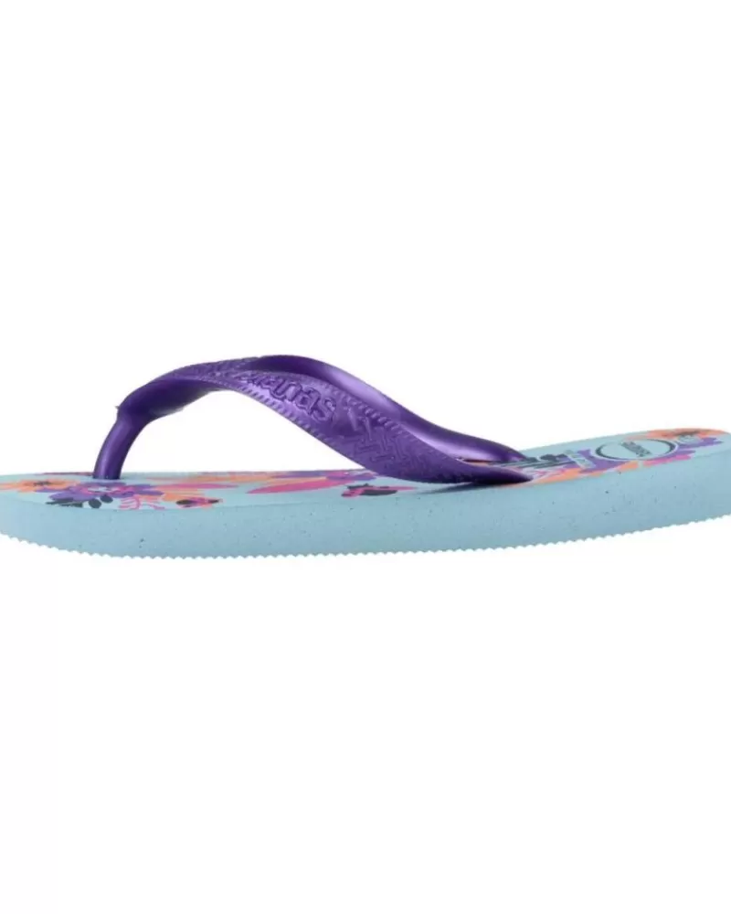 Girl HAVAIANAS Flip Flops-Girl Flip Flops Kids Flores Fc Violeta
