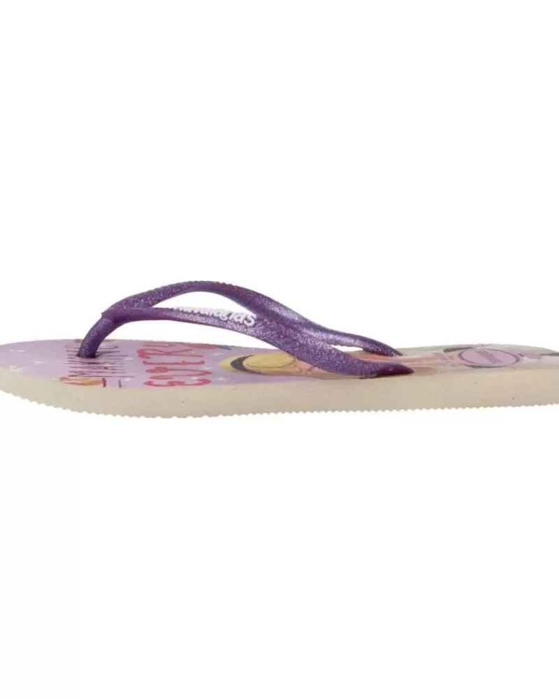 Girl HAVAIANAS Flip Flops-Girl Flip Flops Kids Slim Princess Violeta